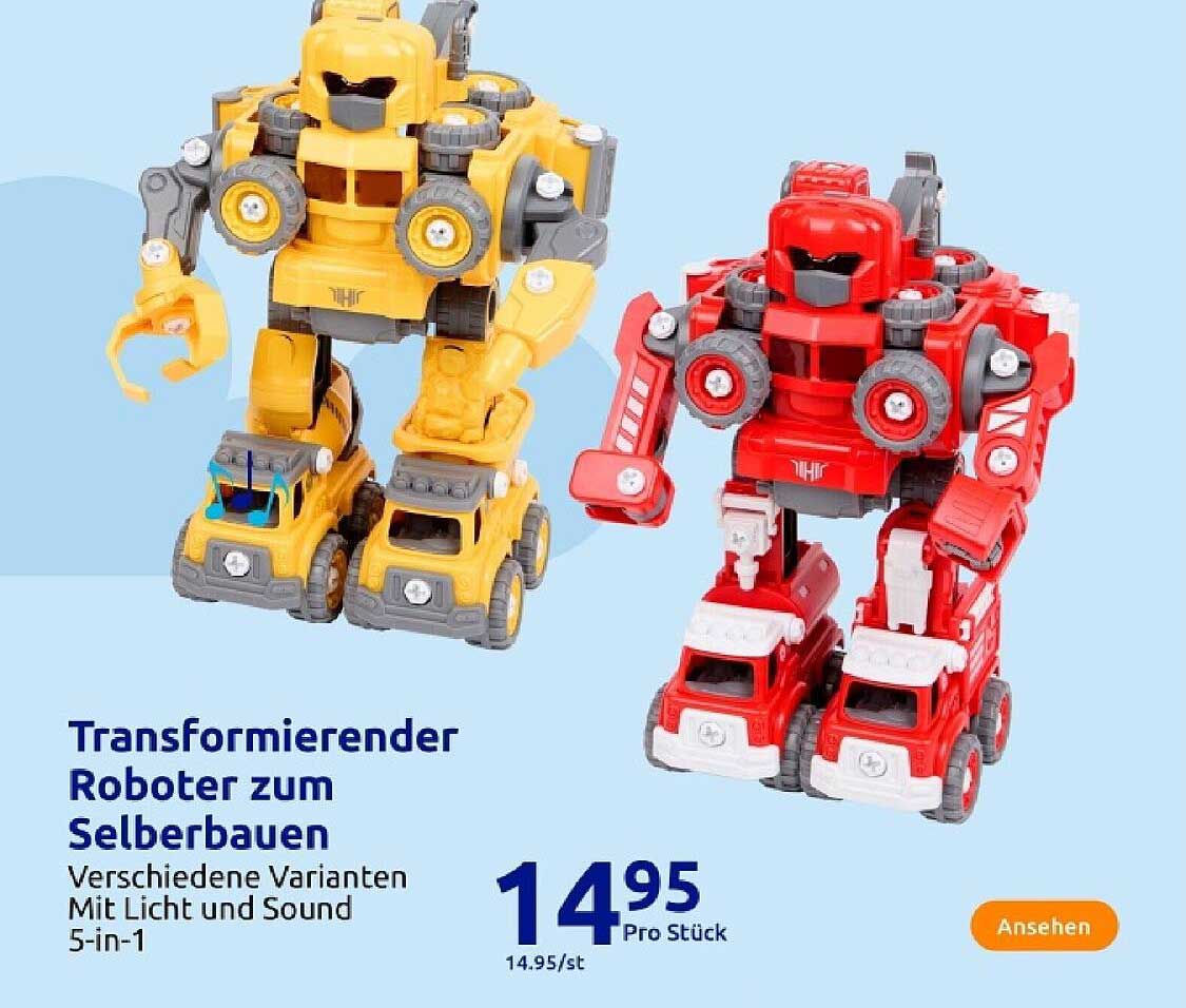 Transformierender Roboter zum Selberbauen