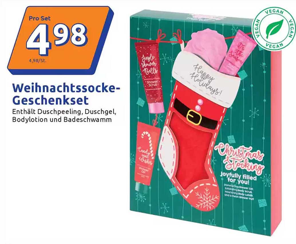 Weihnachtssocke-Geschenkset