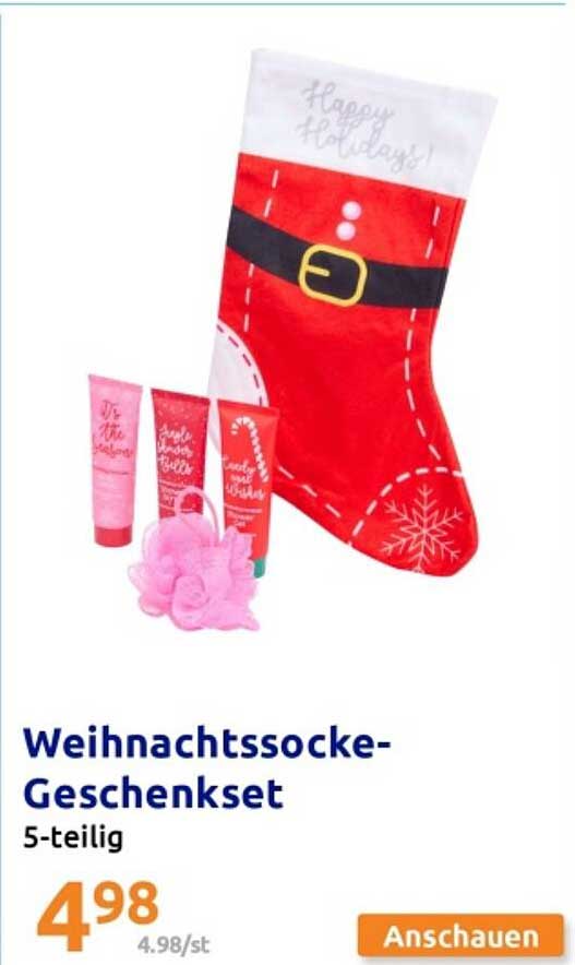 Weihnachtssocke-Geschenkset