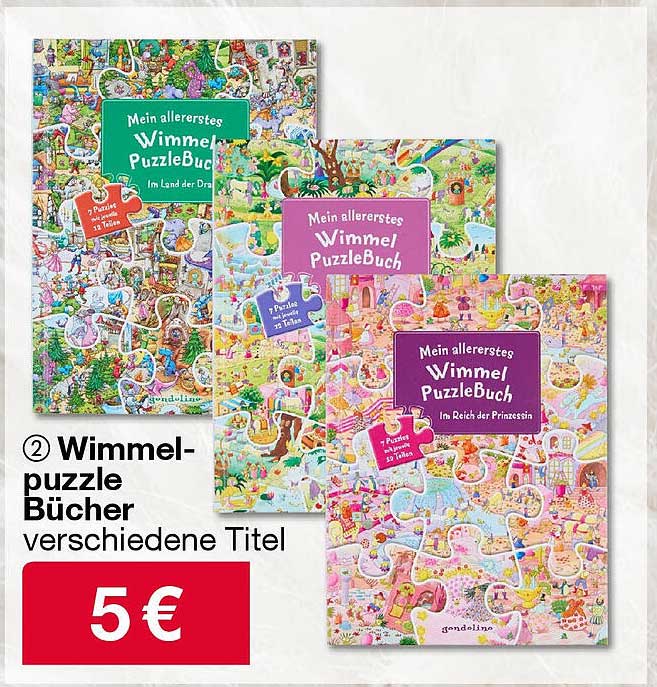 Wimmel-puzzle Bücher verschiedene Titel