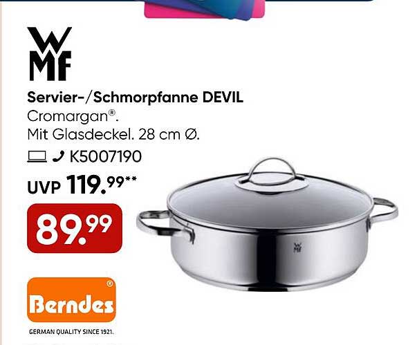 WMF Servier-/Schmortopf DEEIL Cromargan®