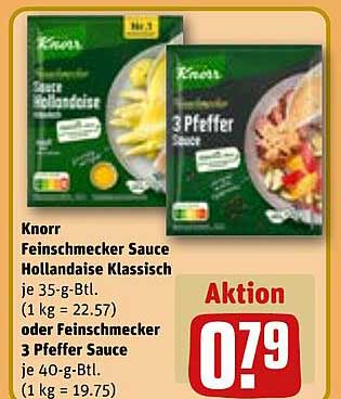 Knorr Feinschmecker Sauce Hollandaise Klassisch oder Feinschmecker 3 Pfeffer Sauce