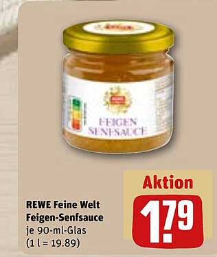 REWE Feine Welt Feigen-Senfsauce