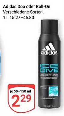 Adidas Deo oder Roll-On