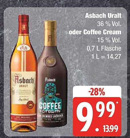 Asbach Uralt oder Coffee Cream