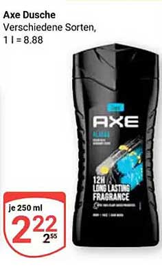 Axe Dusche