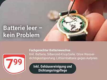 Batterie leer – kein Problem