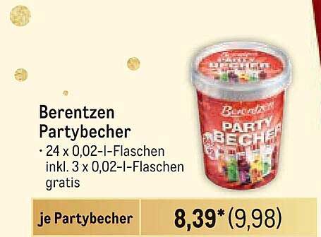 Berentzen Partybecher