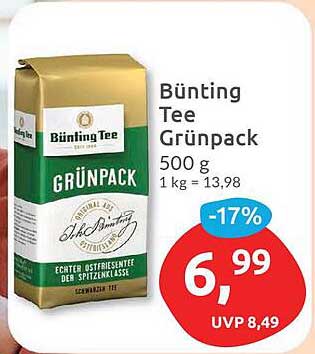 Bünting Tee Grünpack