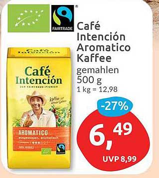 Café Intención Aromatico Kaffee