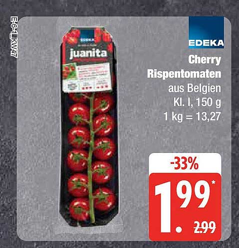 Cherry RispenTomaten aus Belgien