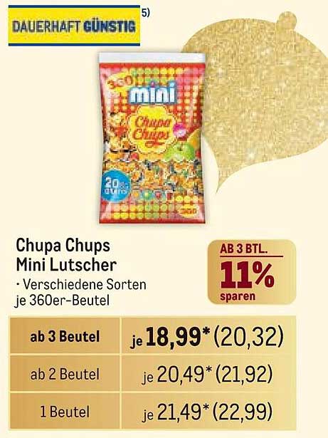 Chupa Chups Mini Lutscher