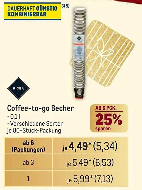 Coffee-to-go Becher