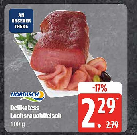 Delikatess Lachsrauchfleisch