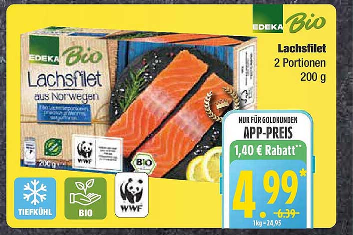 EDEKA Bio Lachsfilet