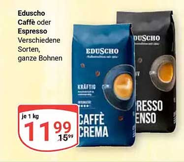 Eduscho Caffè oder Espresso