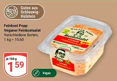 Feinkost Popp Veganer Feinkostsalat