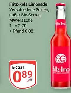 Fritz-kola Limonade