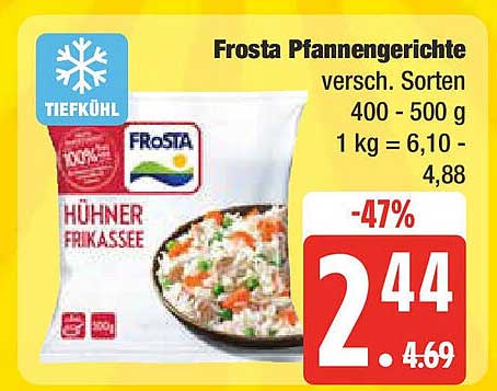 Frosta Pfannengerichte HÜHNER FRIKASSÉE