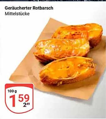 Geräucherter Rotbarsch Mittelstücke