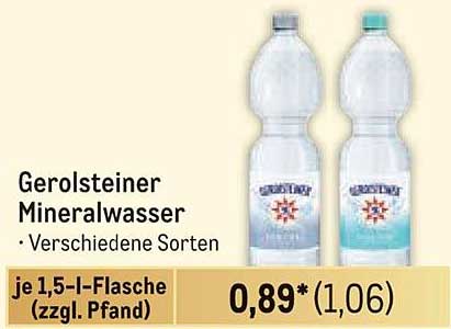 Gerolsteiner Mineralwasser