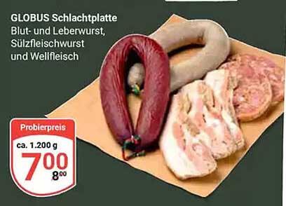 GLOBUS Schlachtplatte