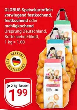 GLOBUS Speisekartoffeln