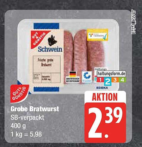 Grobe Bratwurst