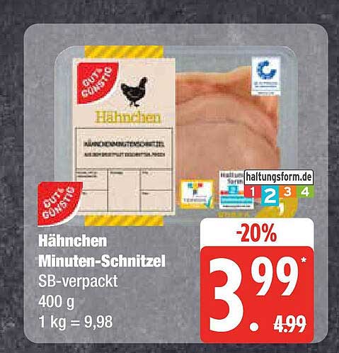 Hähnchen Minuten-Schnitzel