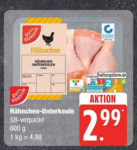 Hähnchen-Unterkeule