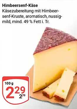 Himbeersenf-Käse