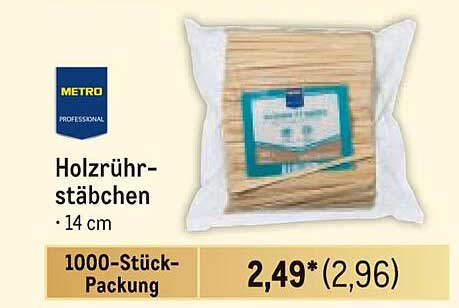 Holzrührstäbchen