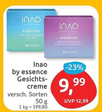 Inao by essence Gesichtscreme