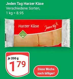 Jeden Tag Harzer Käse