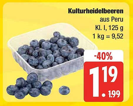 Kulturheidelbeeren aus Peru