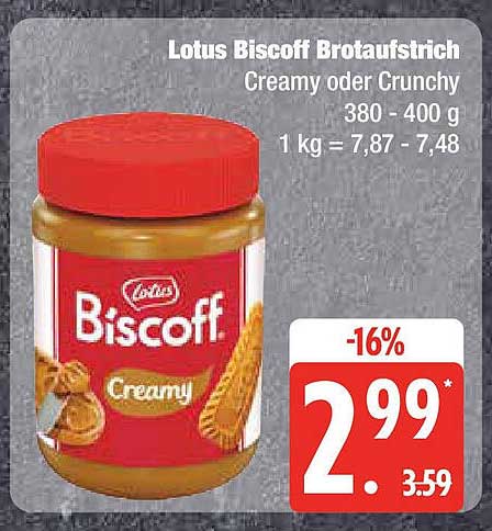 Lotus Biscoff Brotaufstrich