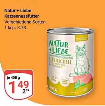 Natur + Liebe Katzennassfutter