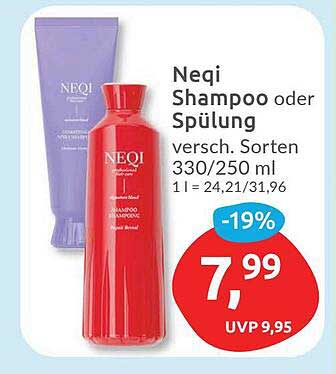 Neqi Shampoo oder Spülung