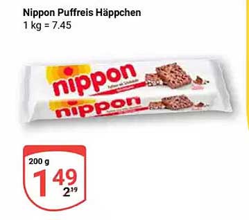 Nippon Puffreis Häppchen