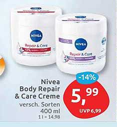 Nivea Body Repair & Care Creme