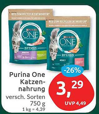 Purina One Katzen-nahrung