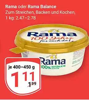 Rama oder Rama Balance