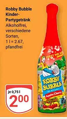 Robby Bubble Kinder-Partygetränk