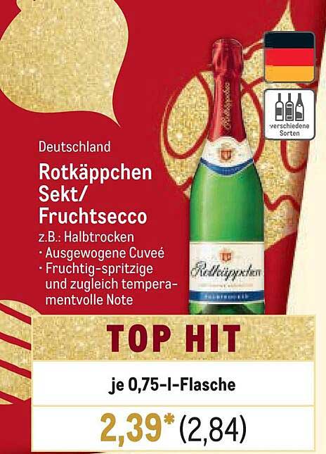 Rotkäppchen Sekt/Fruchtsecco