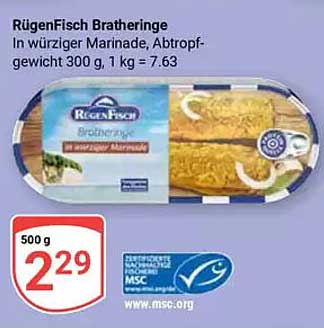 RügenFisch Bratheringe