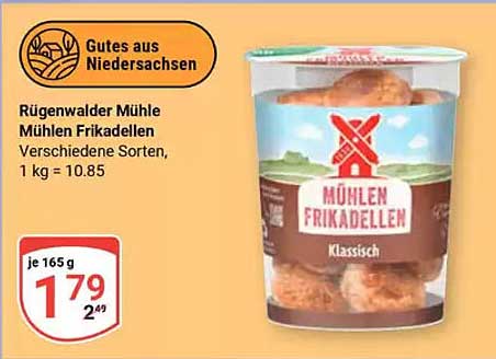 Rügenwalder Mühle Mühlen Frikadellen