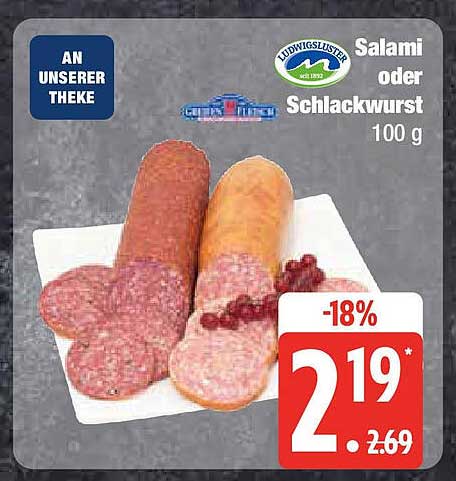 Salami oder Schlackwurst