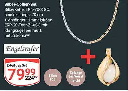 Silber-Collier-Set