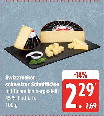 Swizzrocker schweizer Schnittkäse