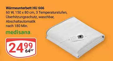 Wärmeunterbett HU 666